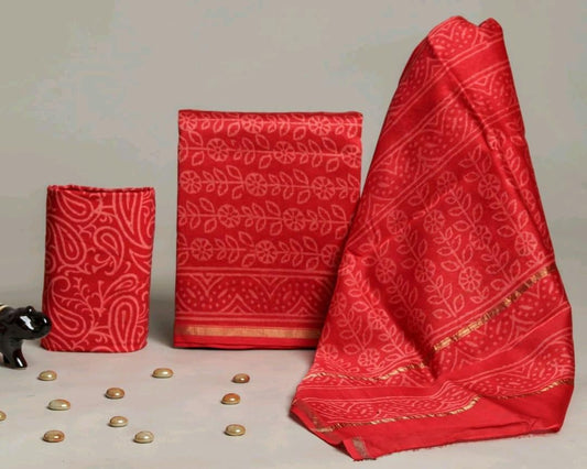 Chanderi silk suit Set ( CN71516 )