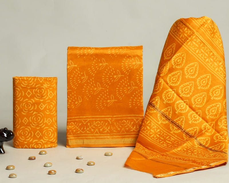 Chanderi silk suit Set ( CN16102 )