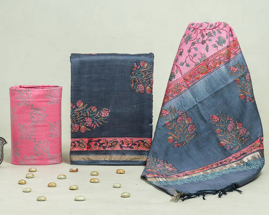 Chanderi silk suit Set ( CN71402)