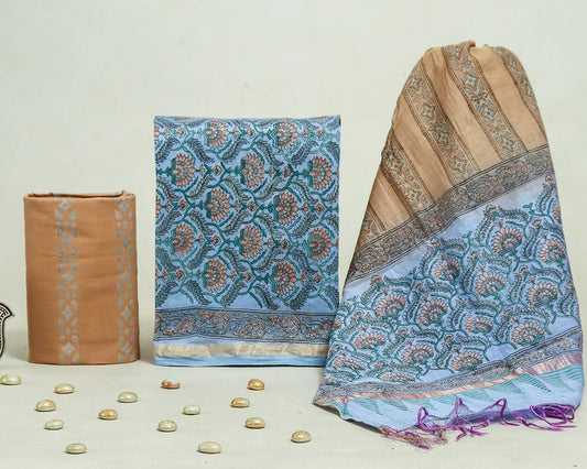 Chanderi silk suit Set ( CN71406)