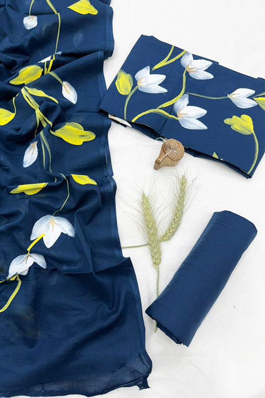 Cotton Suit Set with Cotton Dupatta ( CT5449)