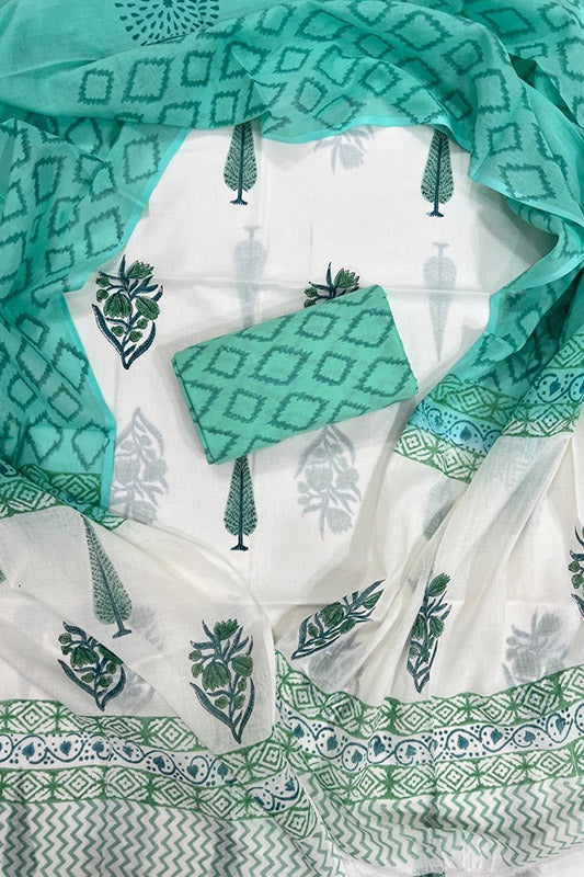 Cotton Suit Set with Cotton Dupatta ( CT5469)