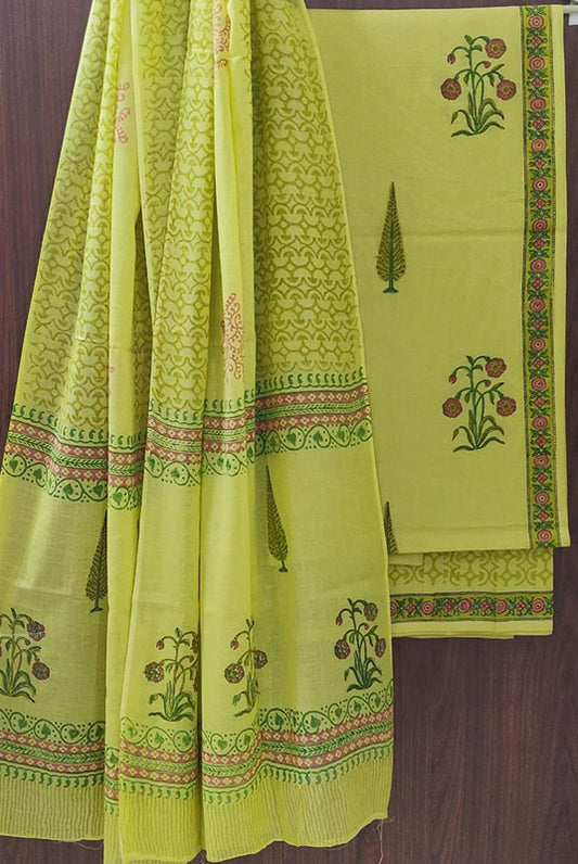Cotton Suit Set with Cotton Dupatta ( CT9801)
