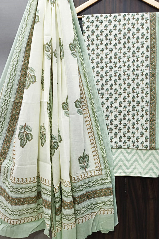 Cotton Suit Set with Cotton Dupatta ( CT63003)