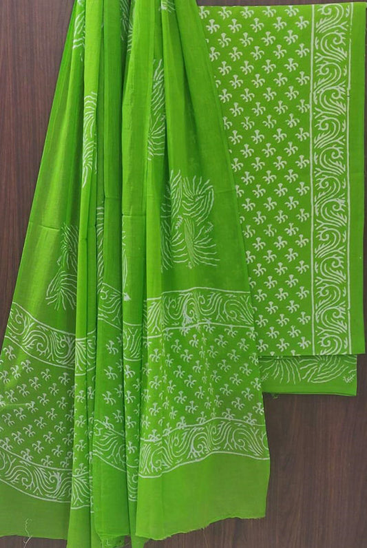 Cotton Suit Set with Cotton Dupatta ( CT9803)