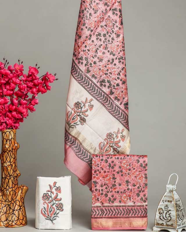 Premium Print Maheswari silk suit Set ( MH010806)