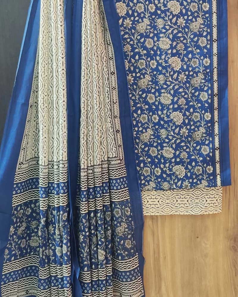Cotton Suit Set with Cotton Dupatta ( CT24090)
