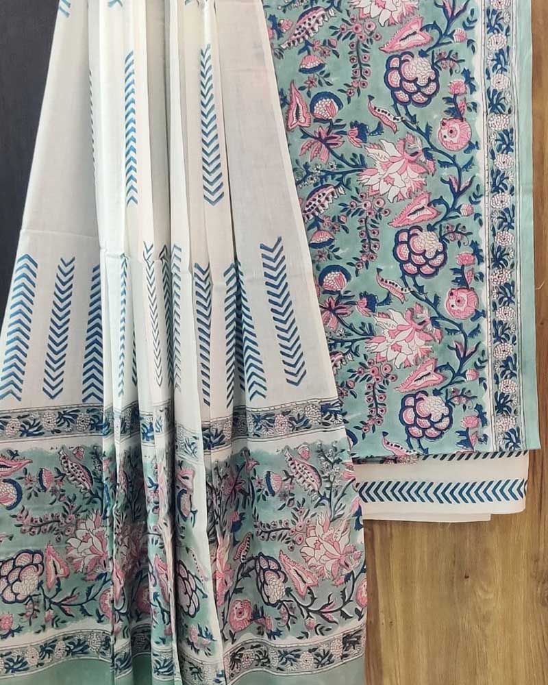 Cotton Suit Set with Cotton Dupatta ( CT24084)
