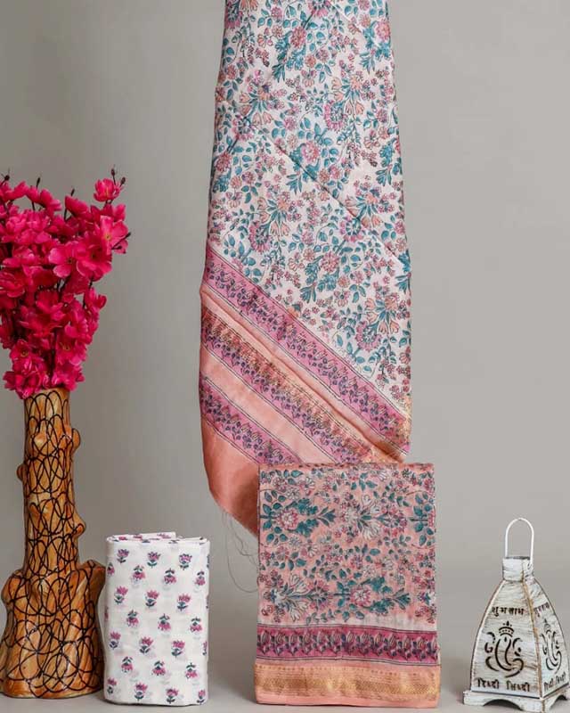 Premium Print Maheswari silk suit Set ( MH010801)