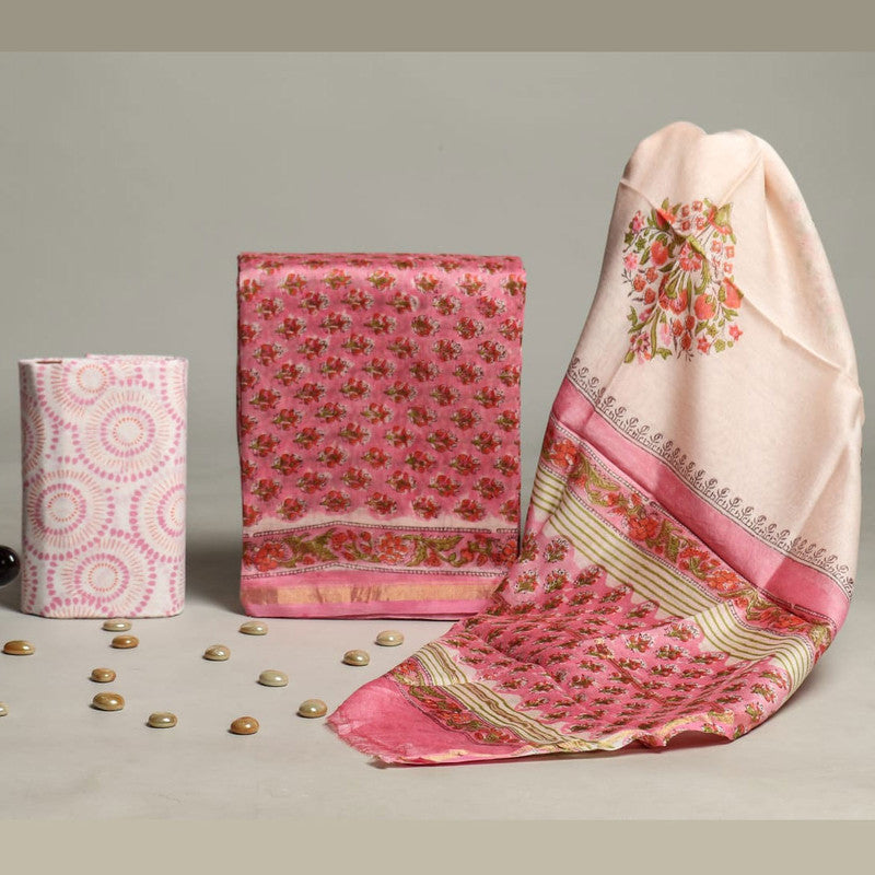 Chanderi silk suit Set ( CN072902 )