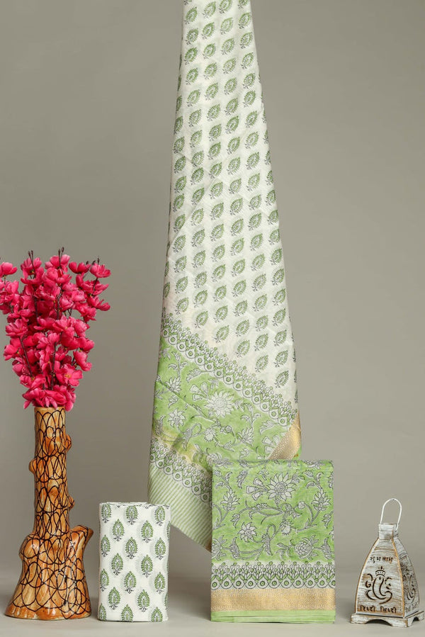 Premium Print Maheswari silk suit Set ( MH1232 )