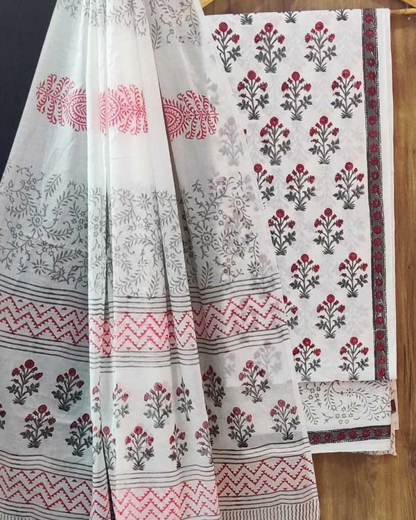 Cotton Suit Set with Cotton Dupatta ( CT220220 )