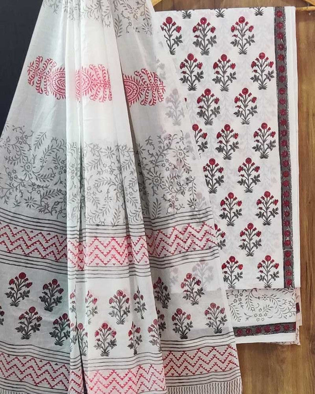 Cotton Suit Set with Cotton Dupatta ( CT220220 )