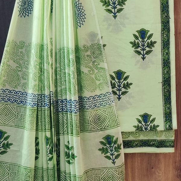 Cotton Suit Set with Cotton Dupatta ( CT0304 )