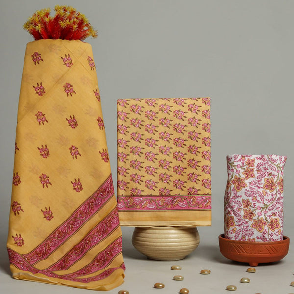 Cotton Suit Set with Cotton Dupatta ( CT14306 )