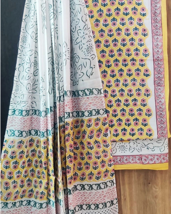 Cotton Suit Set with Cotton Dupatta ( CT21214 )